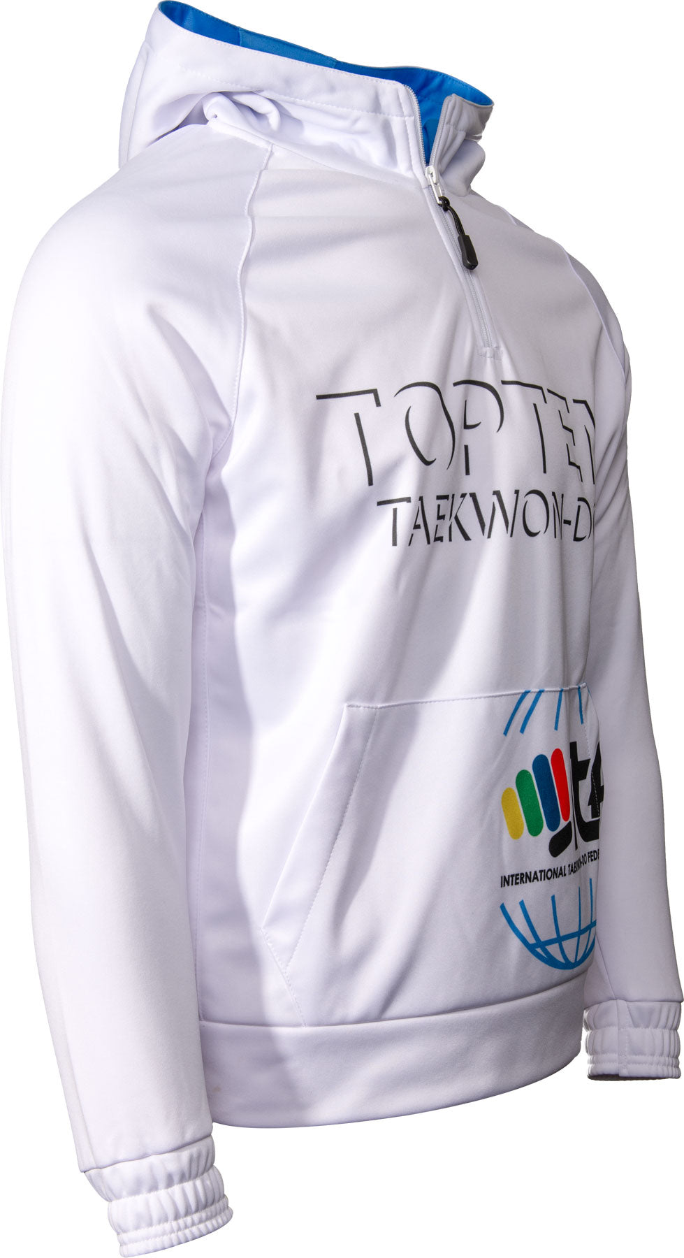 TOP TEN Hoodie “ITF SHADOW” whiteblue at Bytomic Trade and Wholesale