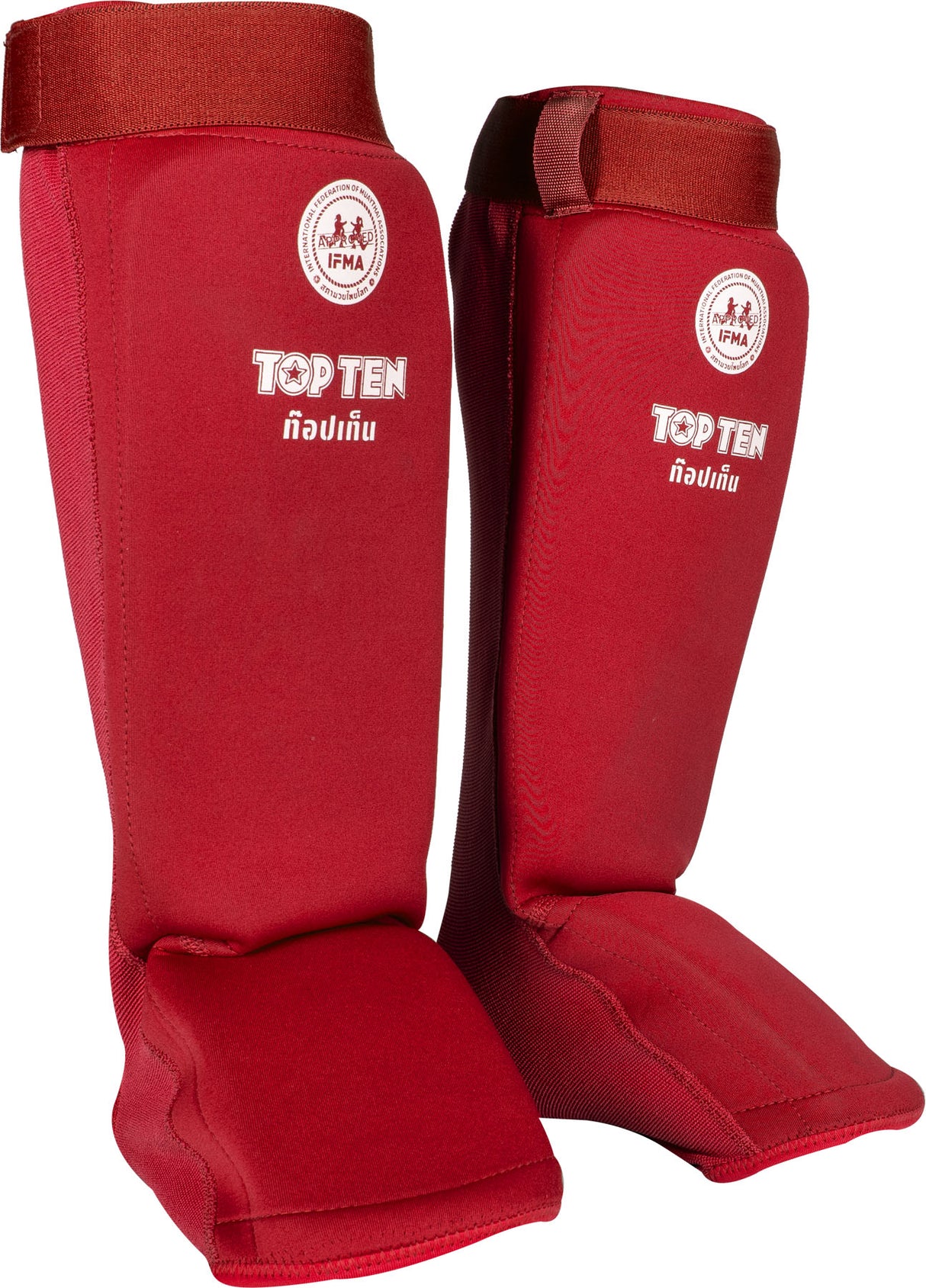 TOP TEN Shin guard “Dae” Red XL at Bytomic Trade and Wholesale