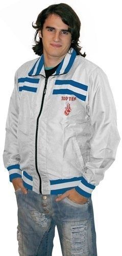 TOP TEN Jacket “Sports Fan” White - Blue XL at Bytomic Trade and Wholesale