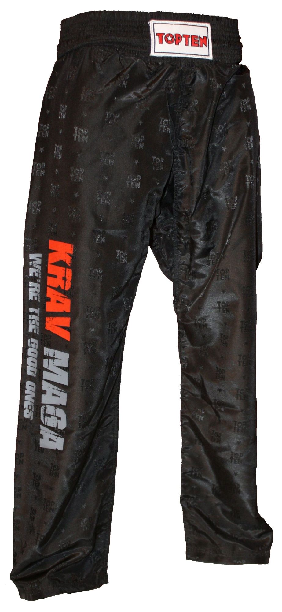 TOP TEN Jogger “Krav Maga We`re the good” = Black 140 cm XXS at Bytomic Trade and Wholesale