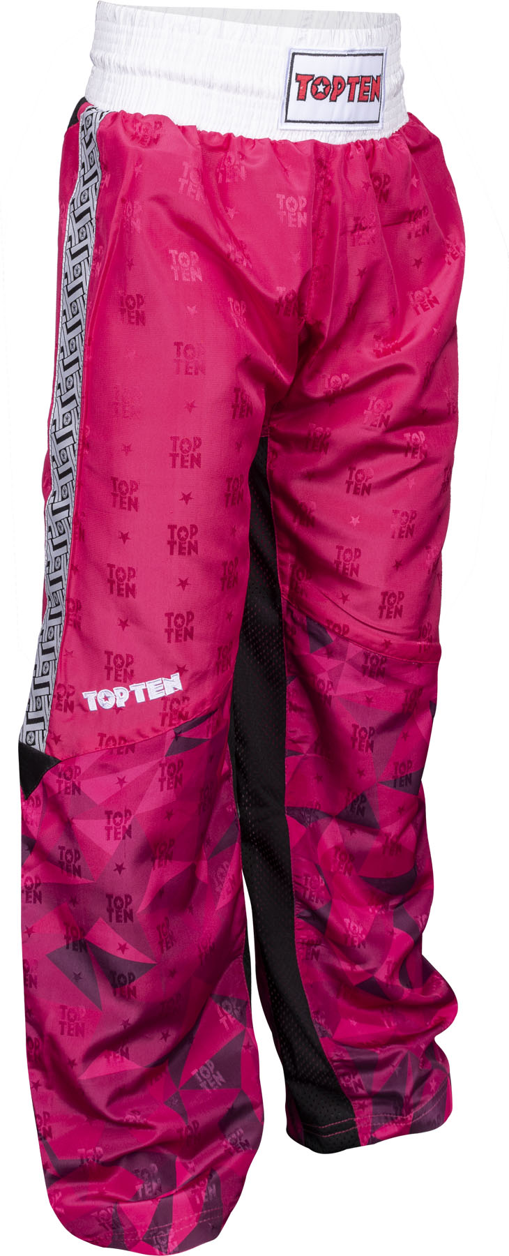 TOP TEN Kickboxing pants “Prism” = Pink 130 cm 130 at Bytomic Trade and Wholesale