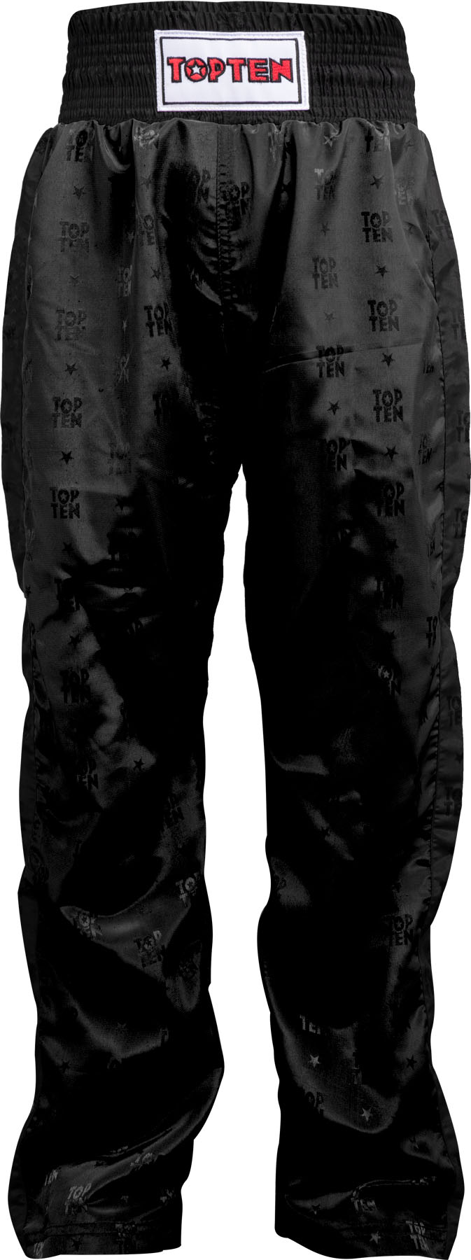 TOP TEN Kickboxing pants “Classic” = blackblack at Bytomic Trade and Wholesale