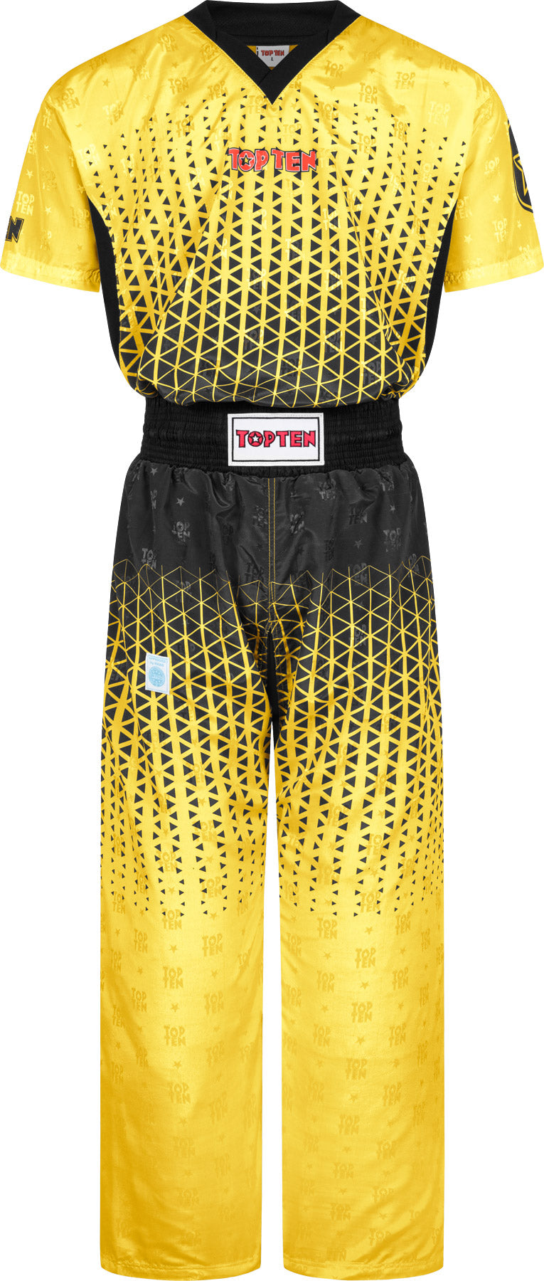 TOP TEN Kickboxing uniform “Grafic” blueblack at Bytomic Trade and Wholesale