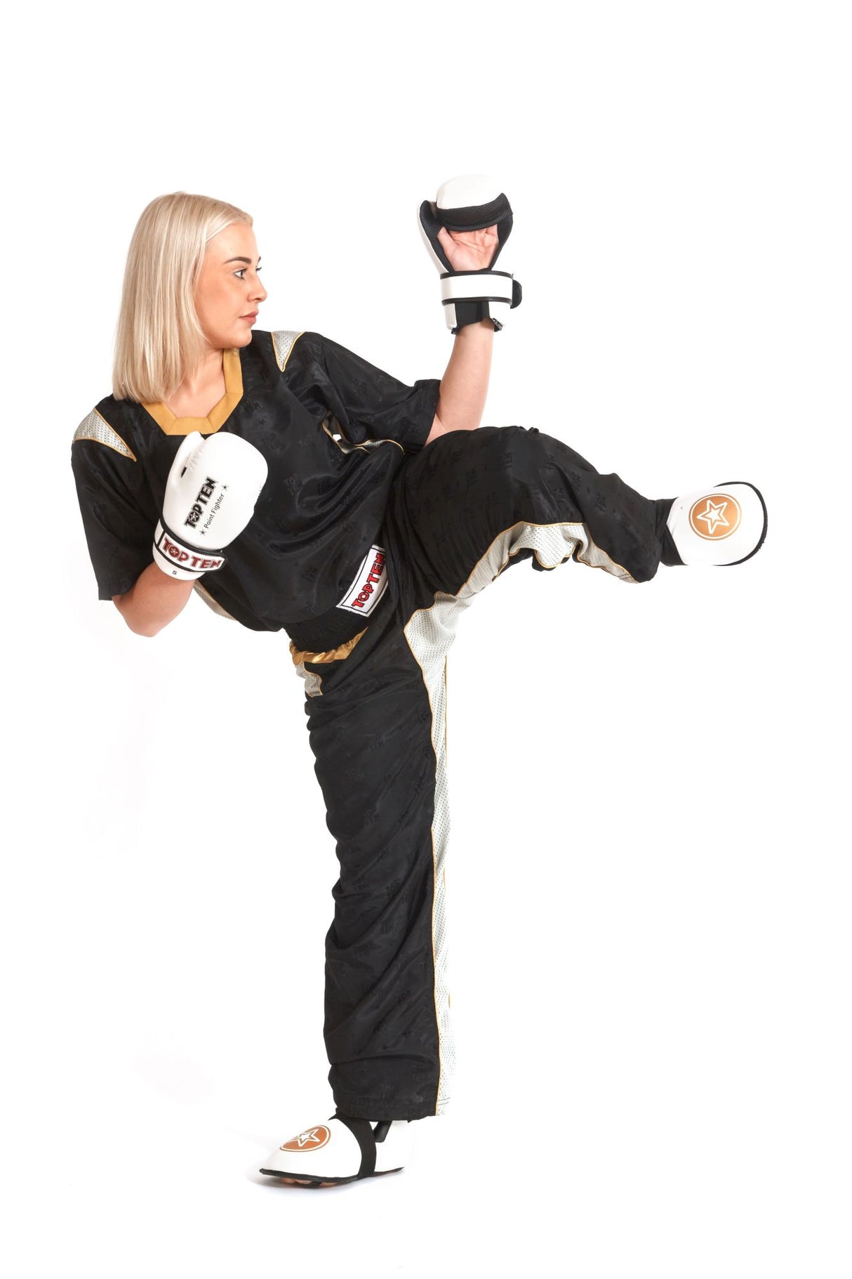 TOP TEN Kickboxing uniform “TTM” = blackgold at Bytomic Trade and Wholesale