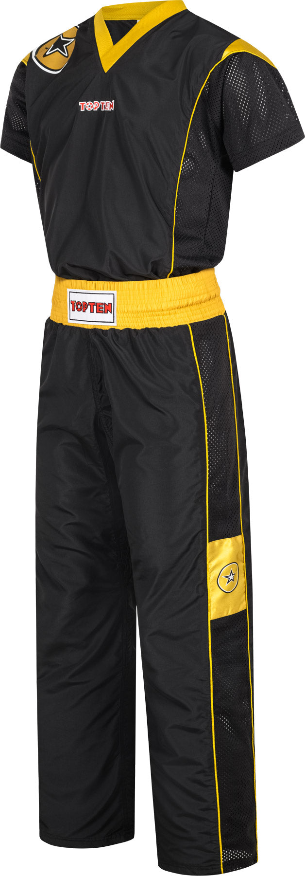 TOP TEN Kickboxing uniform “Star Edition” = blackgold at Bytomic Trade and Wholesale