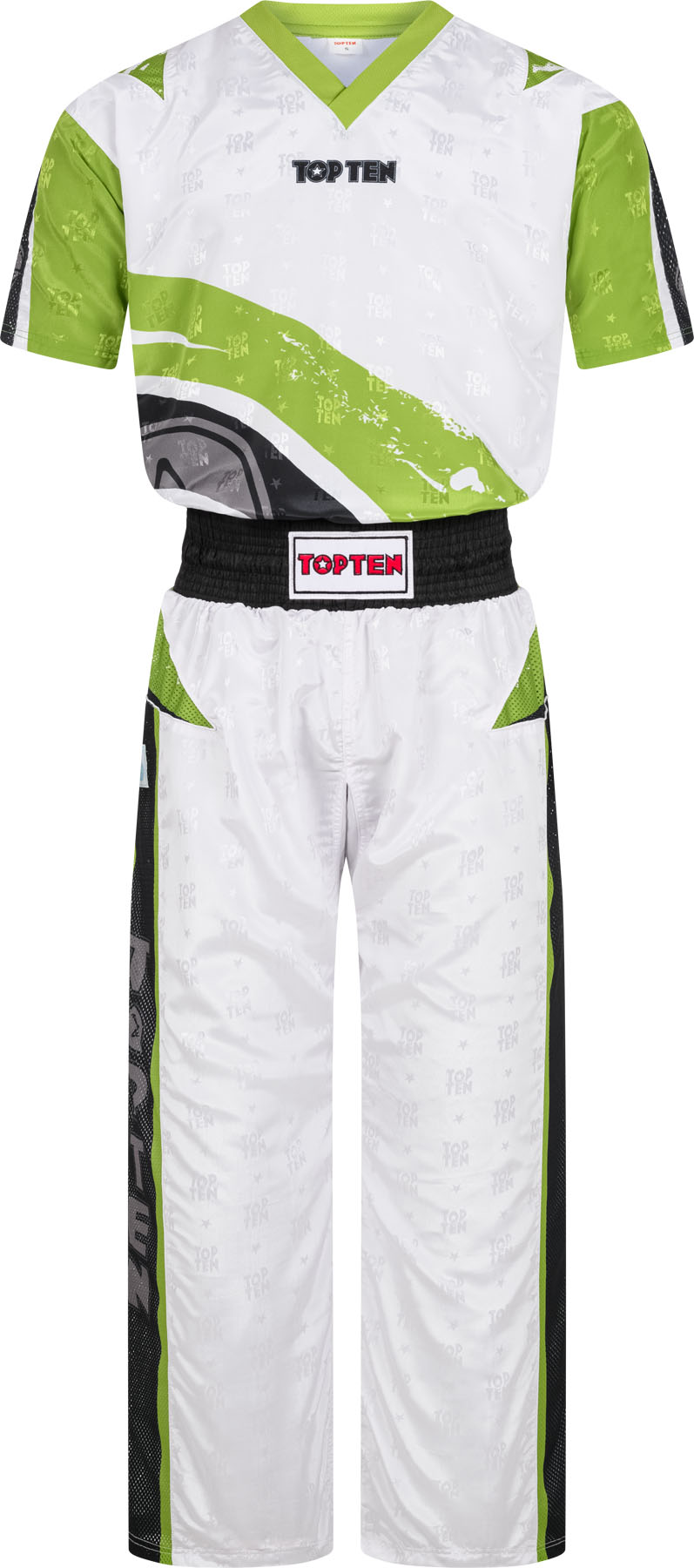 TOP TEN Kickboxing uniform “Urban Arts” blackred at Bytomic Trade and Wholesale