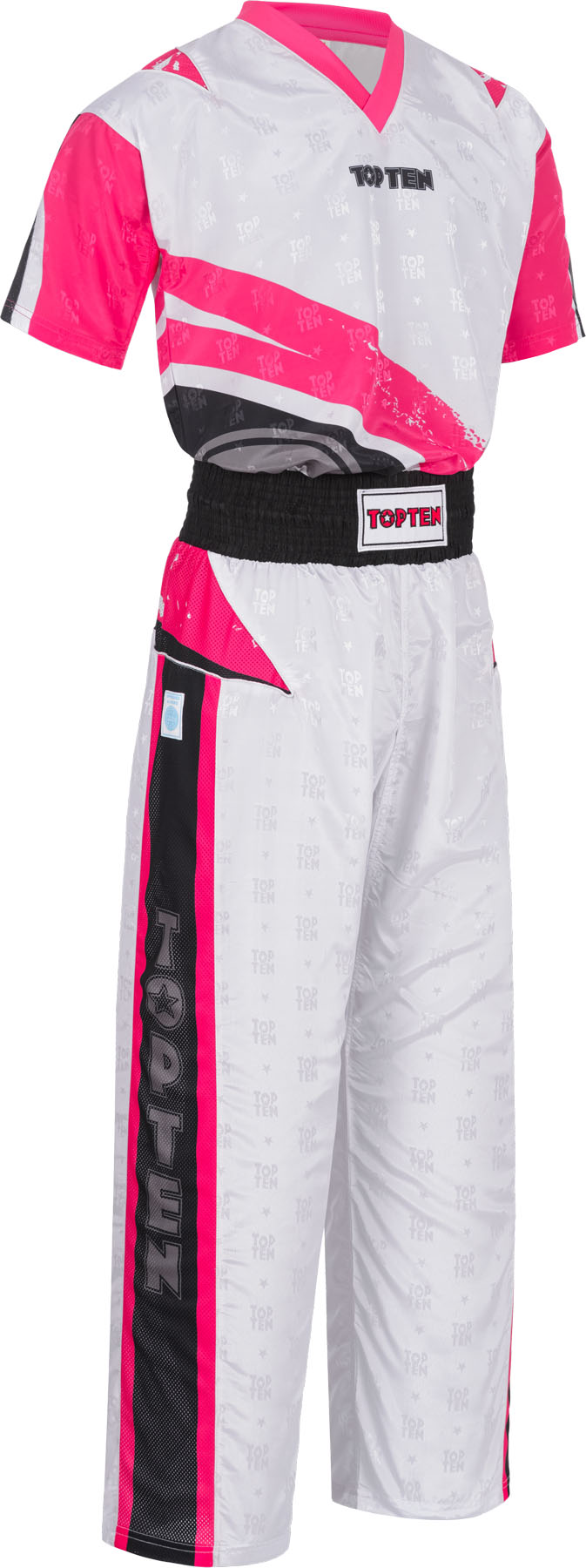 TOP TEN Kickboxing uniform “Urban Arts” blackred White - Pink L at Bytomic Trade and Wholesale