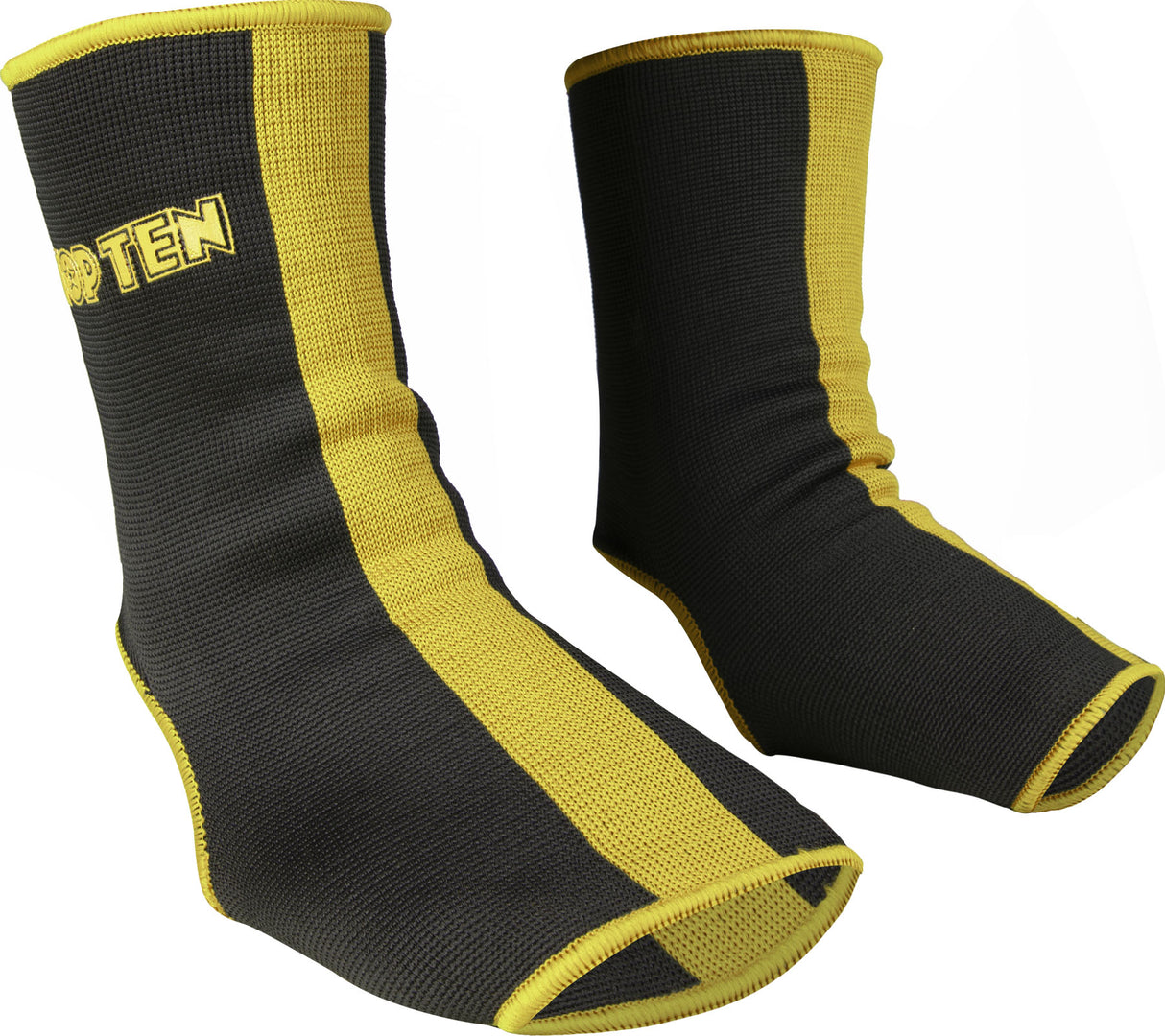 TOP TEN Ankle protection “Knuckle” Senior blackblack Black - Yellow at Bytomic Trade and Wholesale
