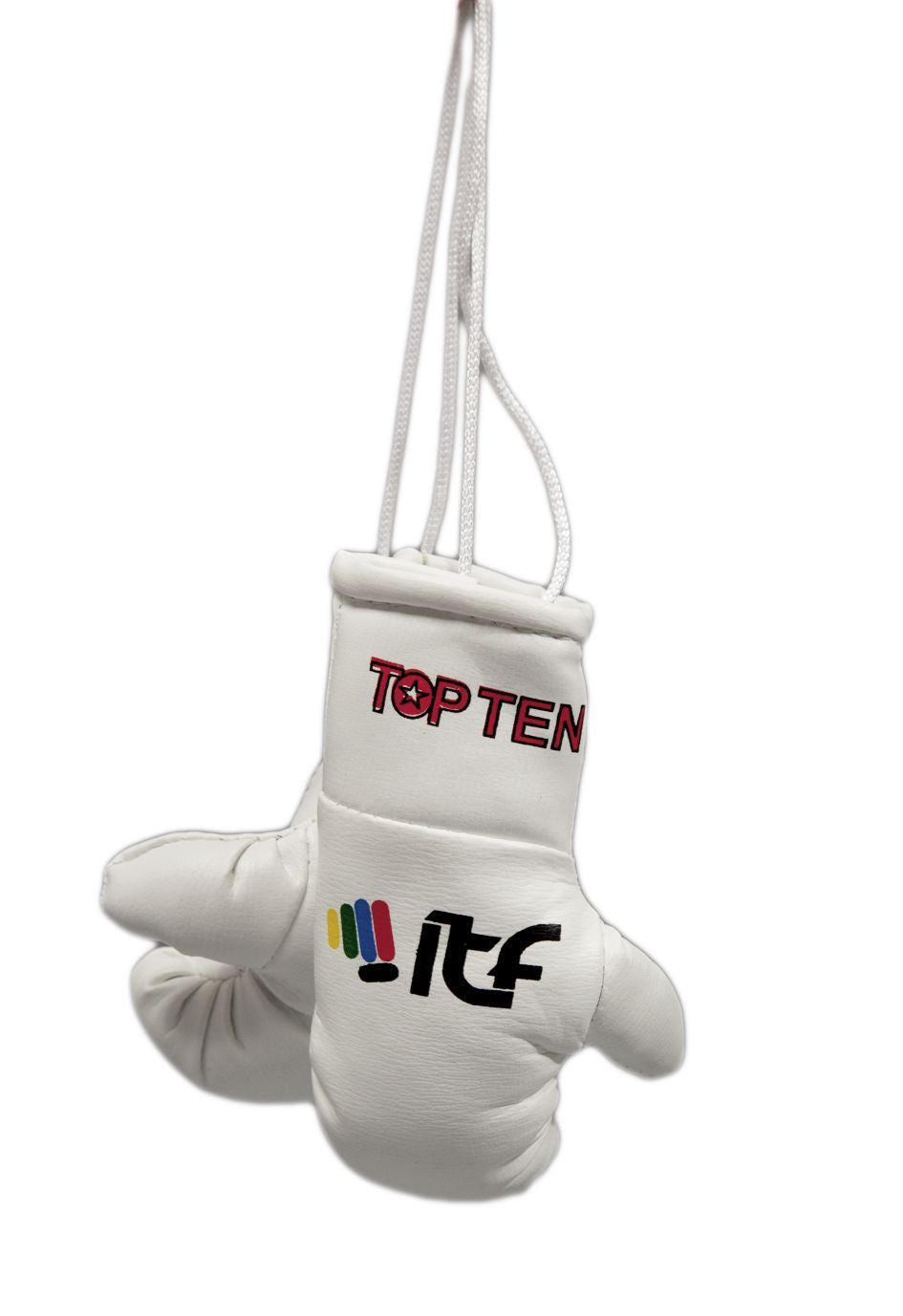 TOP TEN Mini boxing gloves “ITF” White at Bytomic Trade and Wholesale