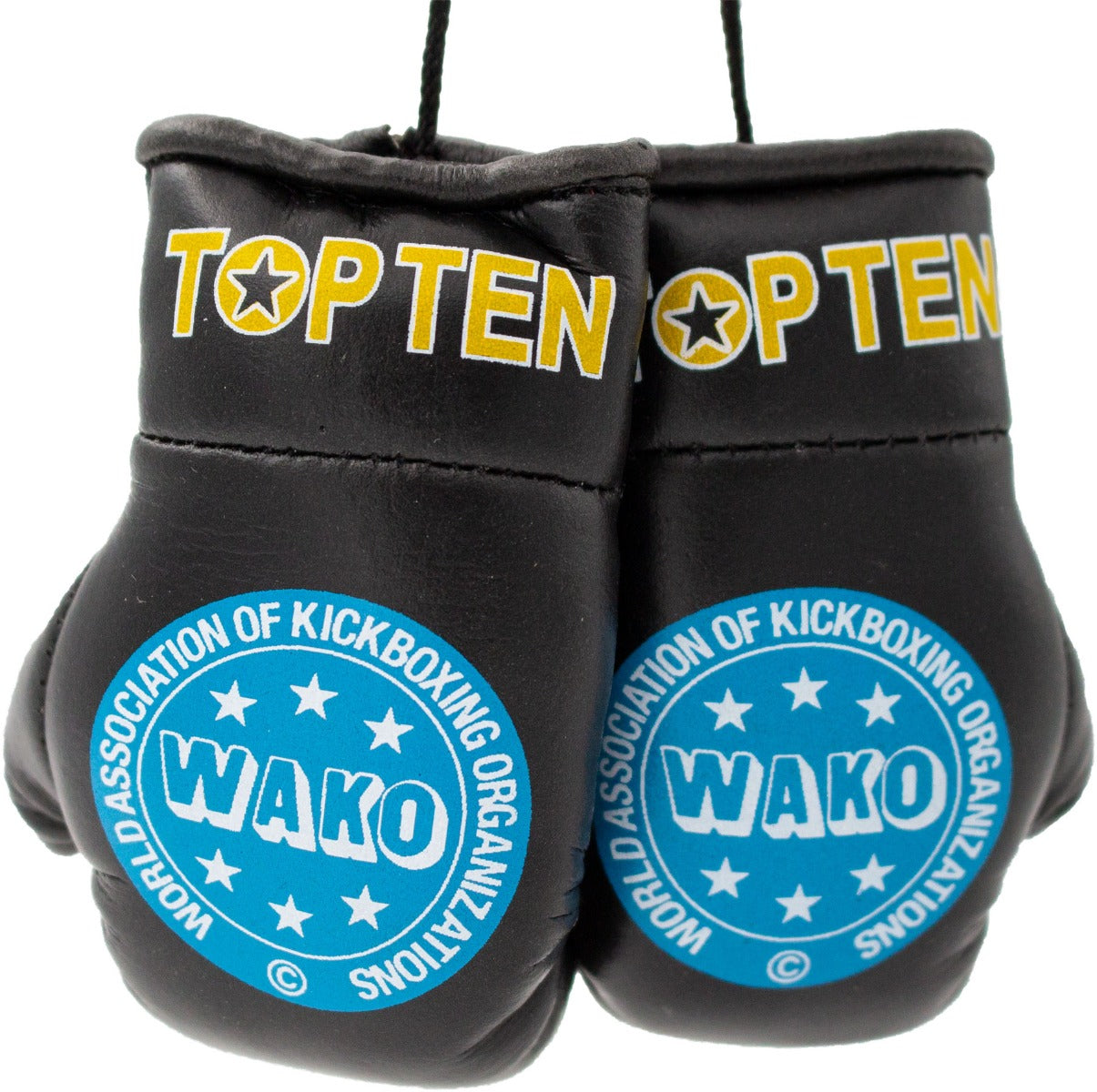 TOP TEN Mini boxing gloves “WAKO” Black at Bytomic Trade and Wholesale