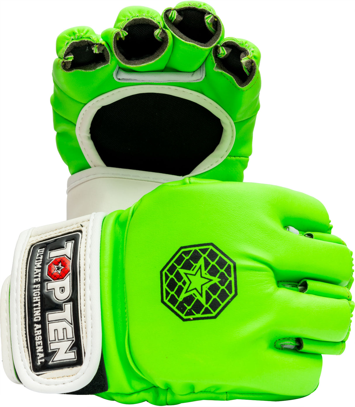 TOP TEN MMA MMA Striking Gloves “Striking CType” blackorange Green - White XL at Bytomic Trade and Wholesale