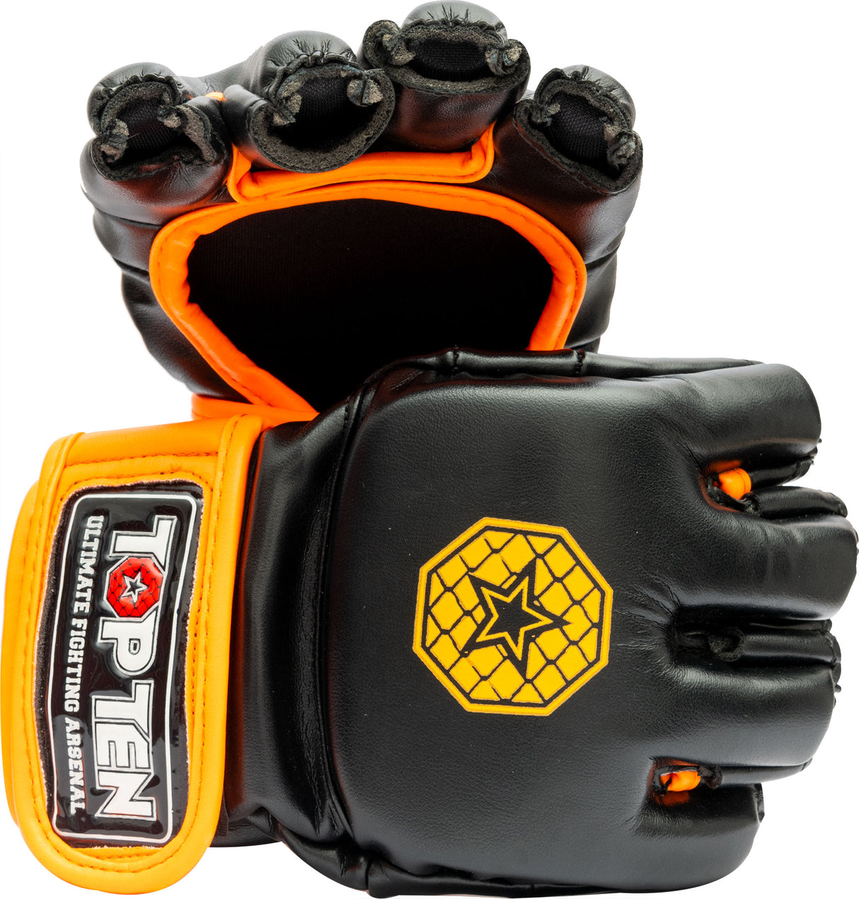 TOP TEN MMA MMA Striking Gloves “Striking CType” blackorange Black - Orange XL at Bytomic Trade and Wholesale