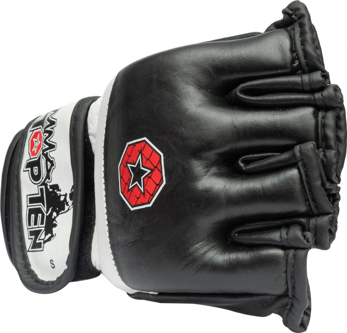 TOP TEN MMA MMA gloves “Freefight” blackwhite at Bytomic Trade and Wholesale