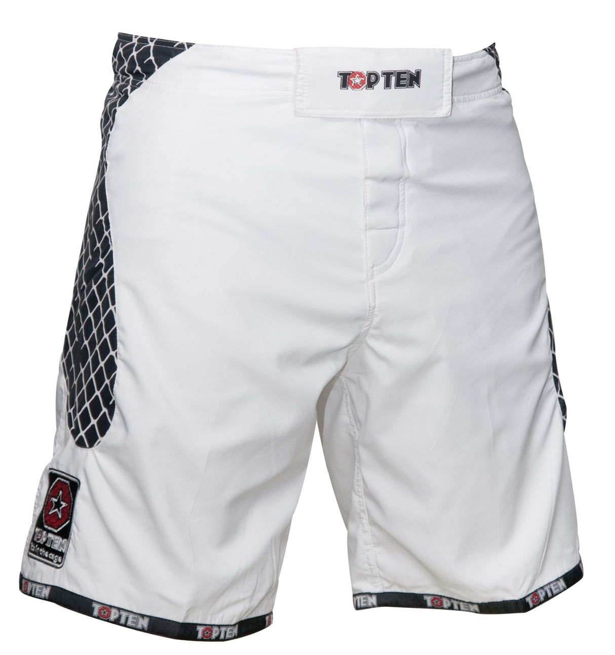 TOP TEN MMA MMAShorts “Cage” = whiteblack White - Black 190 cm XL at Bytomic Trade and Wholesale