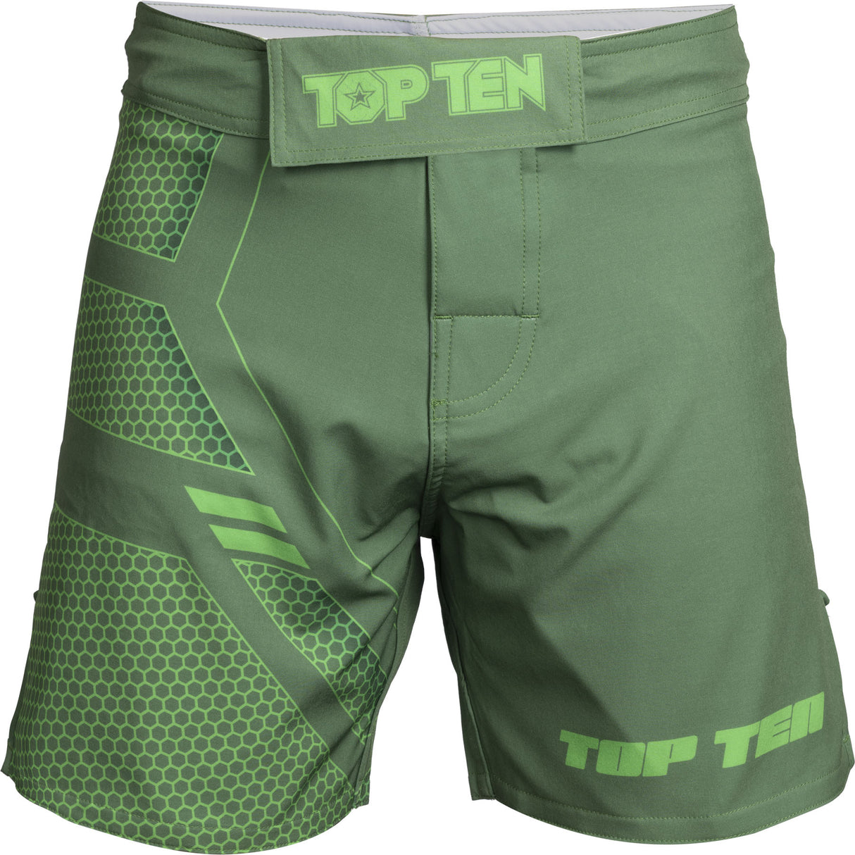 TOP TEN MMA MMAShorts “COMBat” Green S at Bytomic Trade and Wholesale