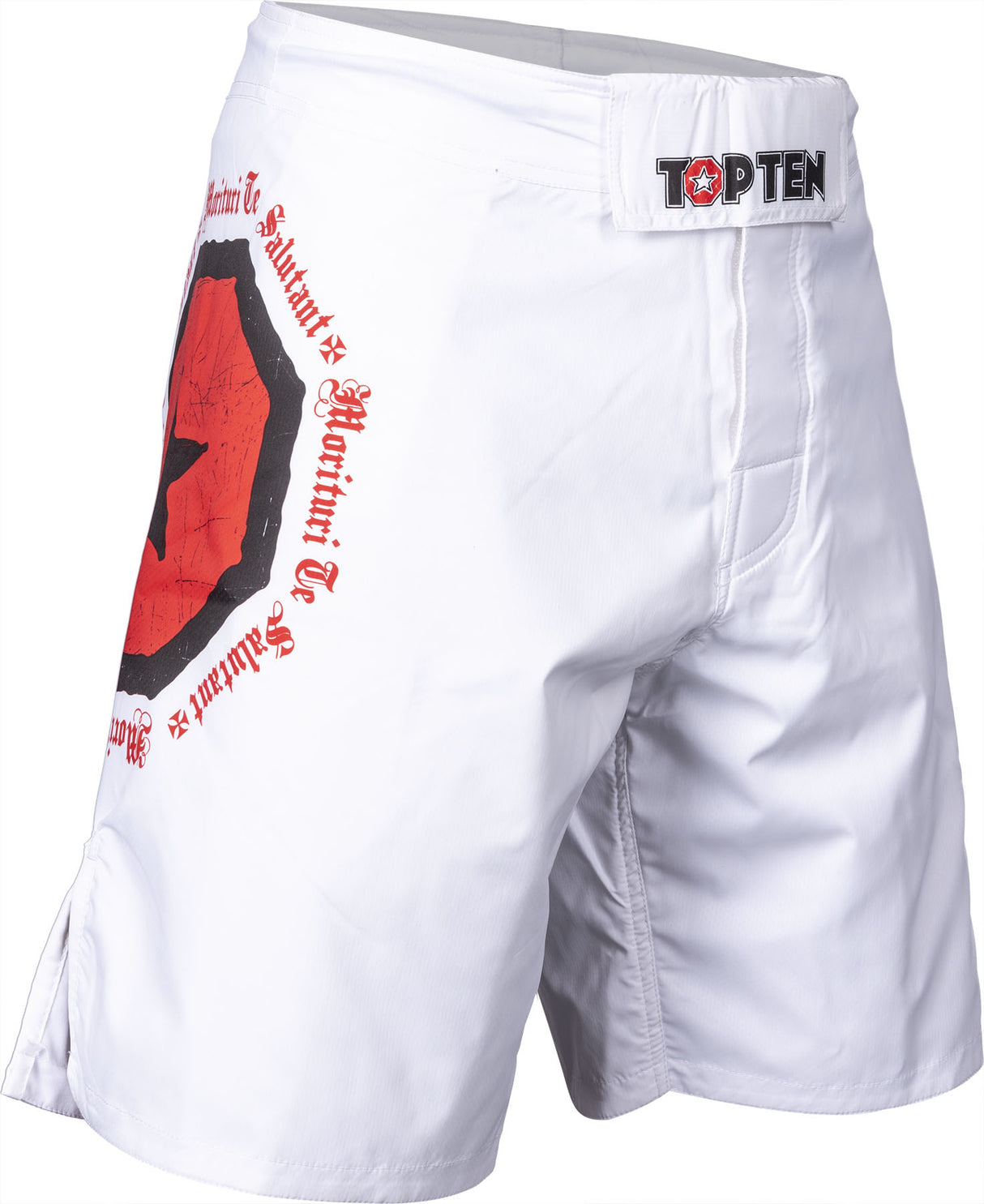TOP TEN MMA MMAShorts “Morituri Te Salutant = White 150 cm XS at Bytomic Trade and Wholesale