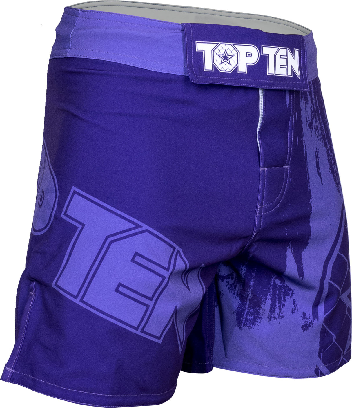 TOP TEN MMA MMAShorts “Power Ink” Purple XL at Bytomic Trade and Wholesale