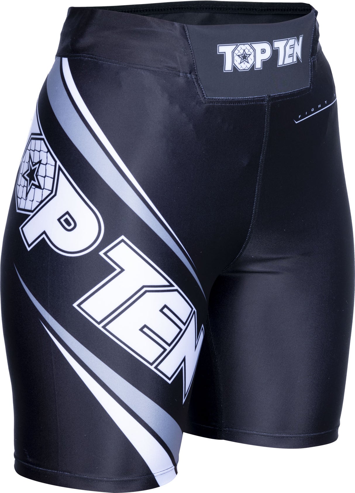 TOP TEN MMA MMA Vale Tudo Women Short Tights “Fight Team” Black M at Bytomic Trade and Wholesale