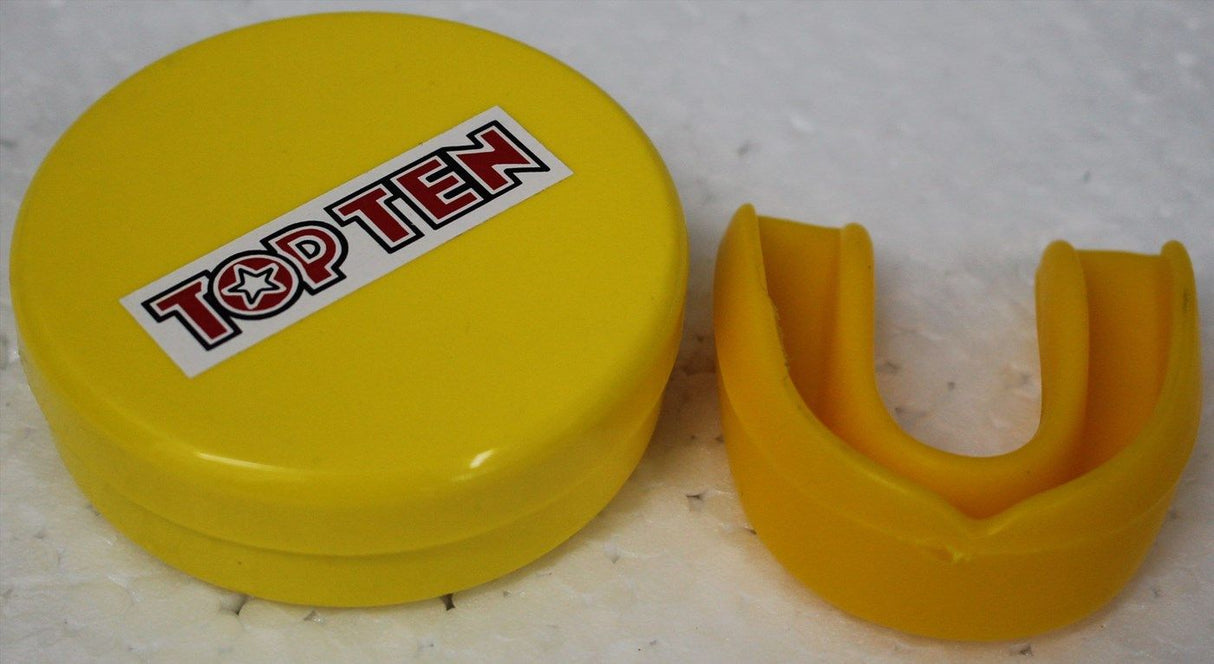 TOP TEN Mouth guard “Peppermint” Senior Yellow at Bytomic Trade and Wholesale