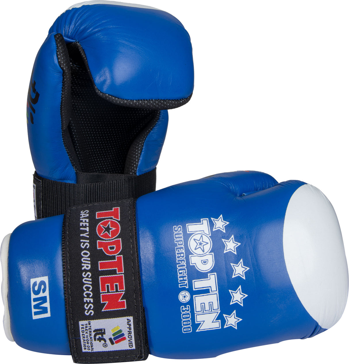 TOP TEN Open Hands “ITF Superfight 3000” Blue L-XL at Bytomic Trade and Wholesale