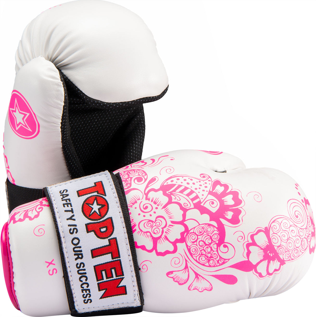 TOP TEN Pointfighter “Flowers” for women blackpink White - Pink XS at Bytomic Trade and Wholesale