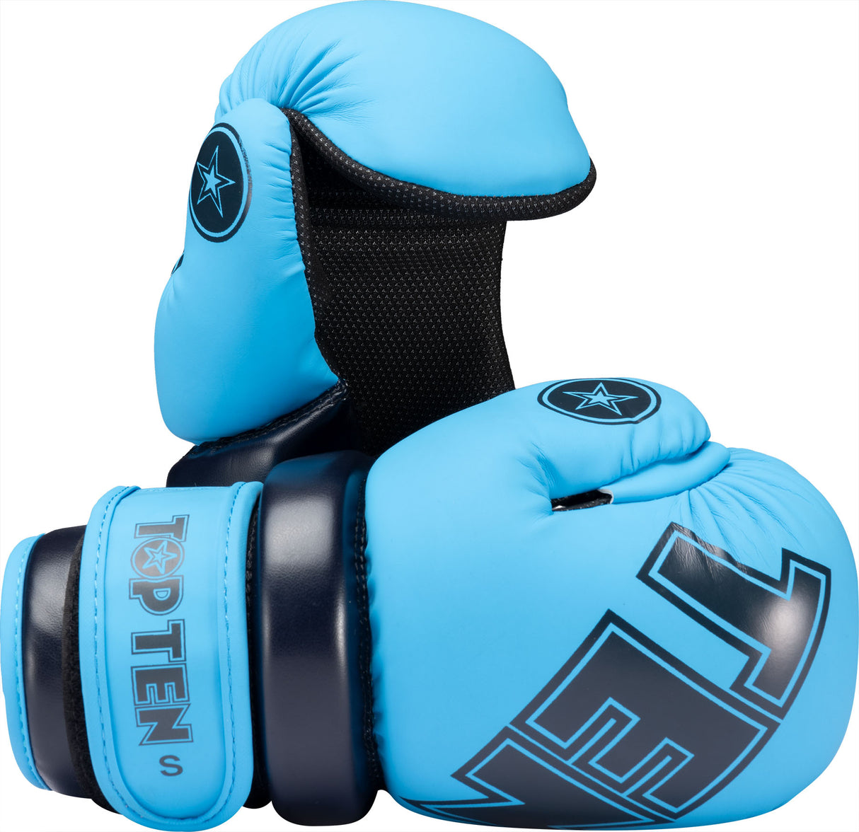 TOP TEN Pointfighter “Glossy Block” blackred Blue - Darkblue XS at Bytomic Trade and Wholesale