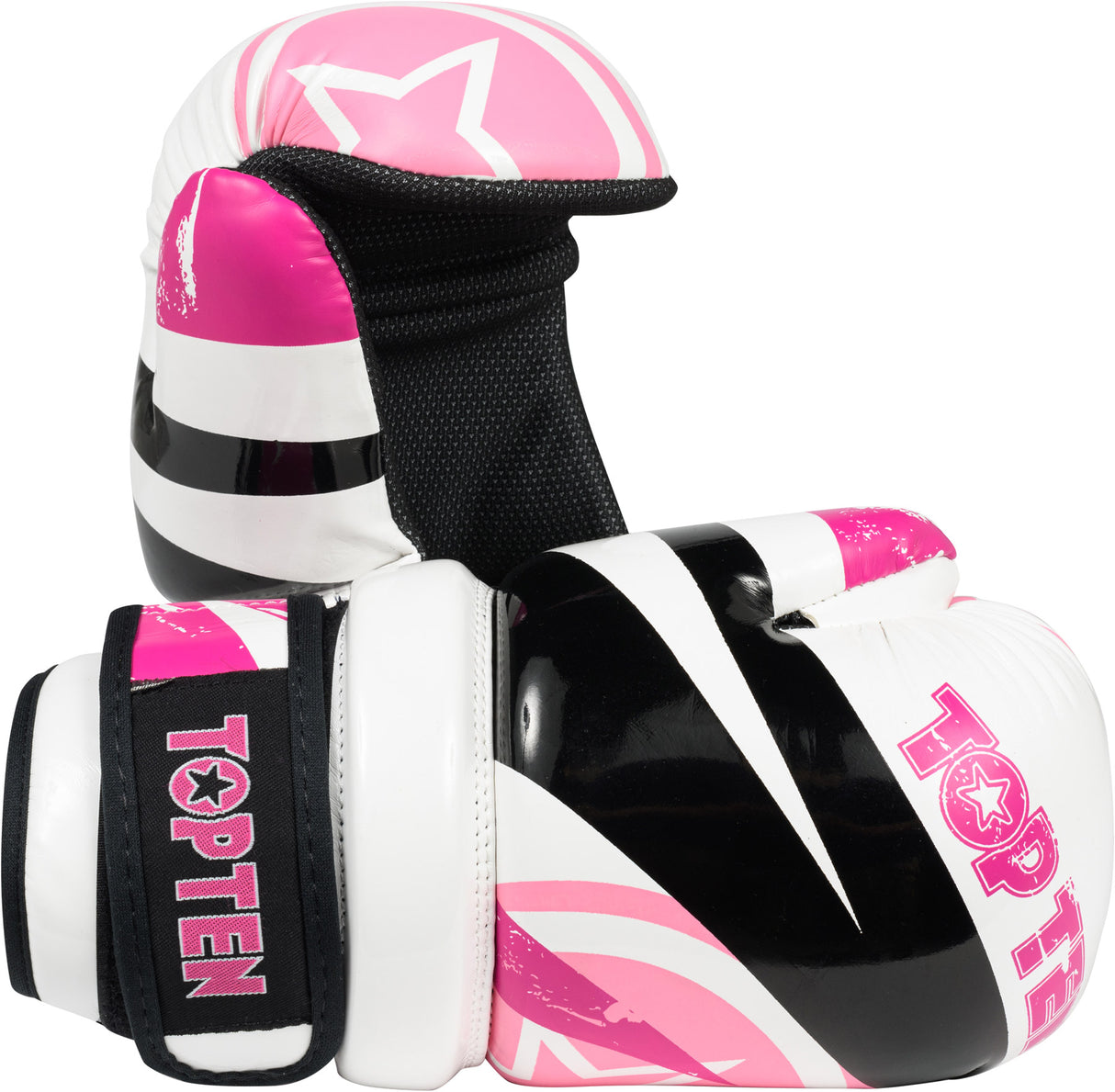 TOP TEN pointfighter “Urban Arts” blackred Pink - White S at Bytomic Trade and Wholesale