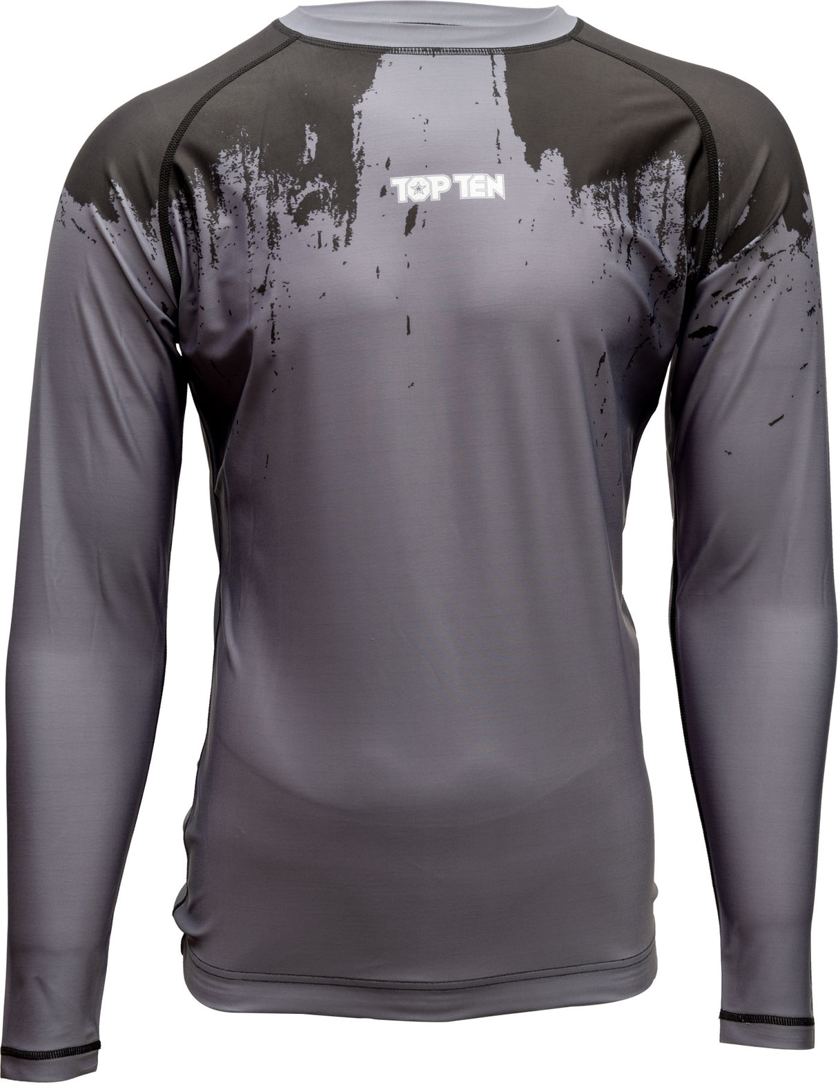 TOP TEN MMA Rash Guard “Power Ink” Black XXL at Bytomic Trade and Wholesale