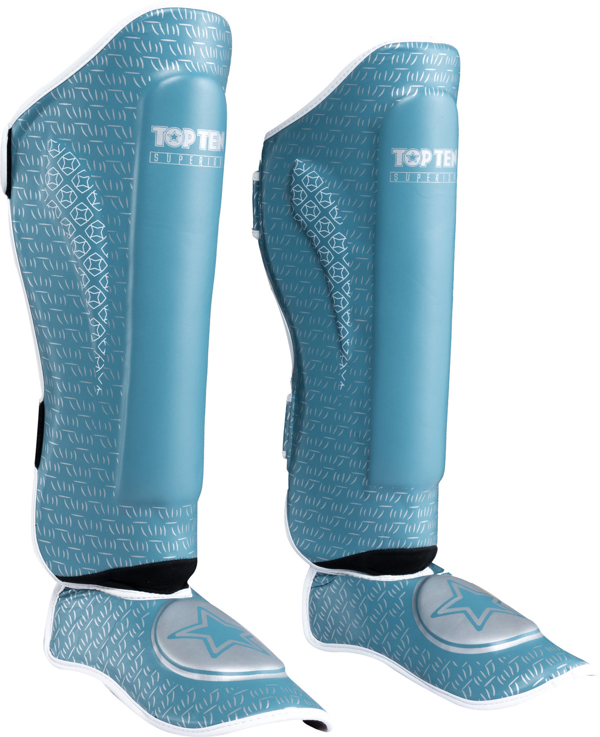 TOP TEN Shin and Instep Guard “Superior” Blue S at Bytomic Trade and Wholesale