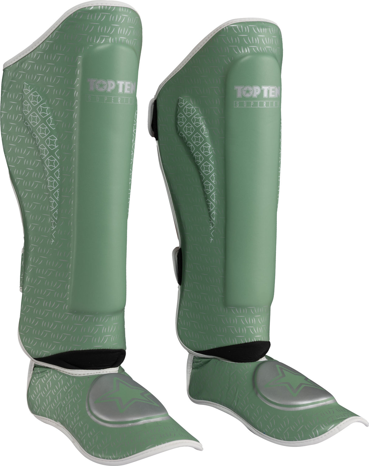 TOP TEN Shin and Instep Guard “Superior” Green XS at Bytomic Trade and Wholesale