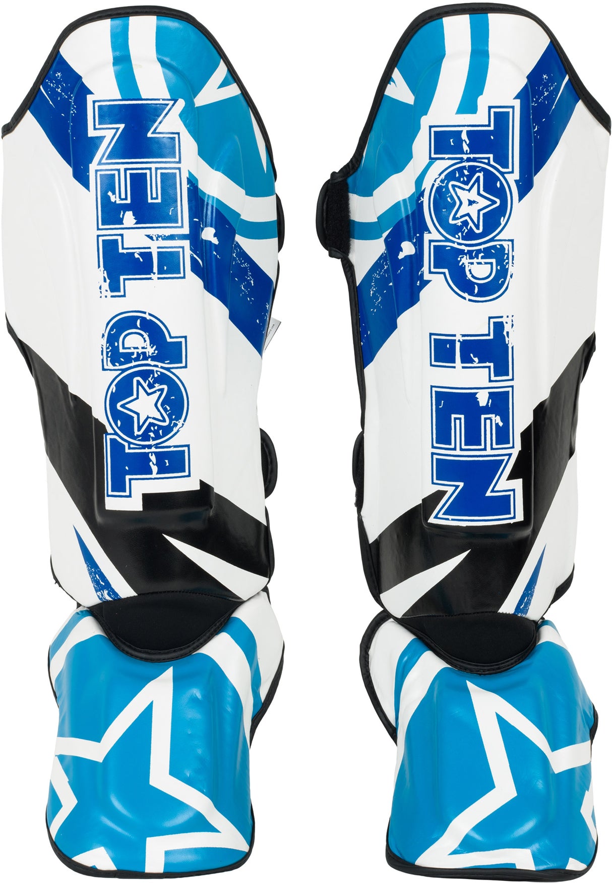 TOP TEN Shin and Instep Guard “Urban Arts” bluewhite at Bytomic Trade and Wholesale