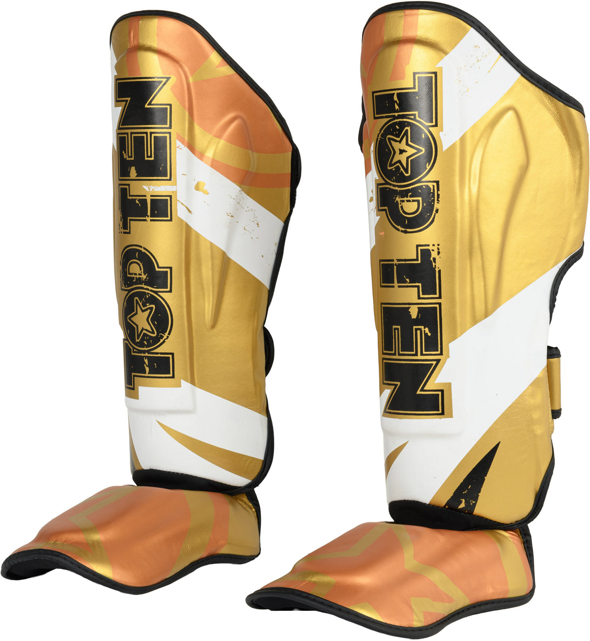 TOP TEN Shin and Instep Guard “Urban Arts” bluewhite at Bytomic Trade and Wholesale