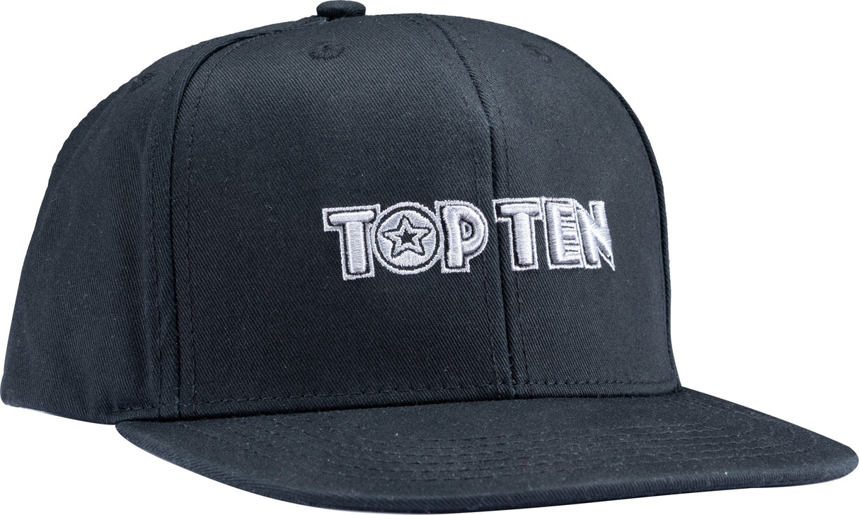TOP TEN Snapback Cap “TOP TEN” Black at Bytomic Trade and Wholesale