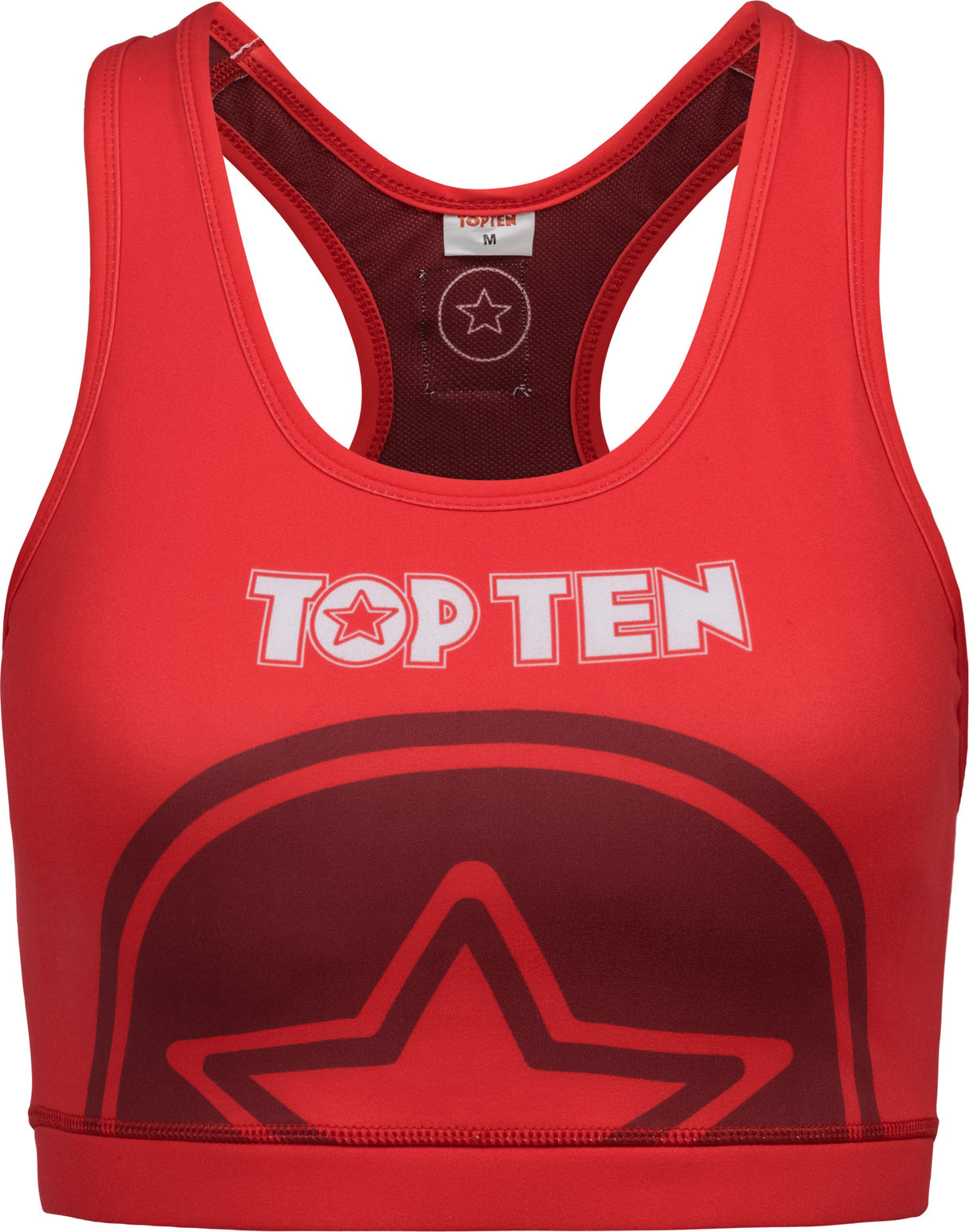 TOP TEN SportsBra “WAKO” Red M at Bytomic Trade and Wholesale