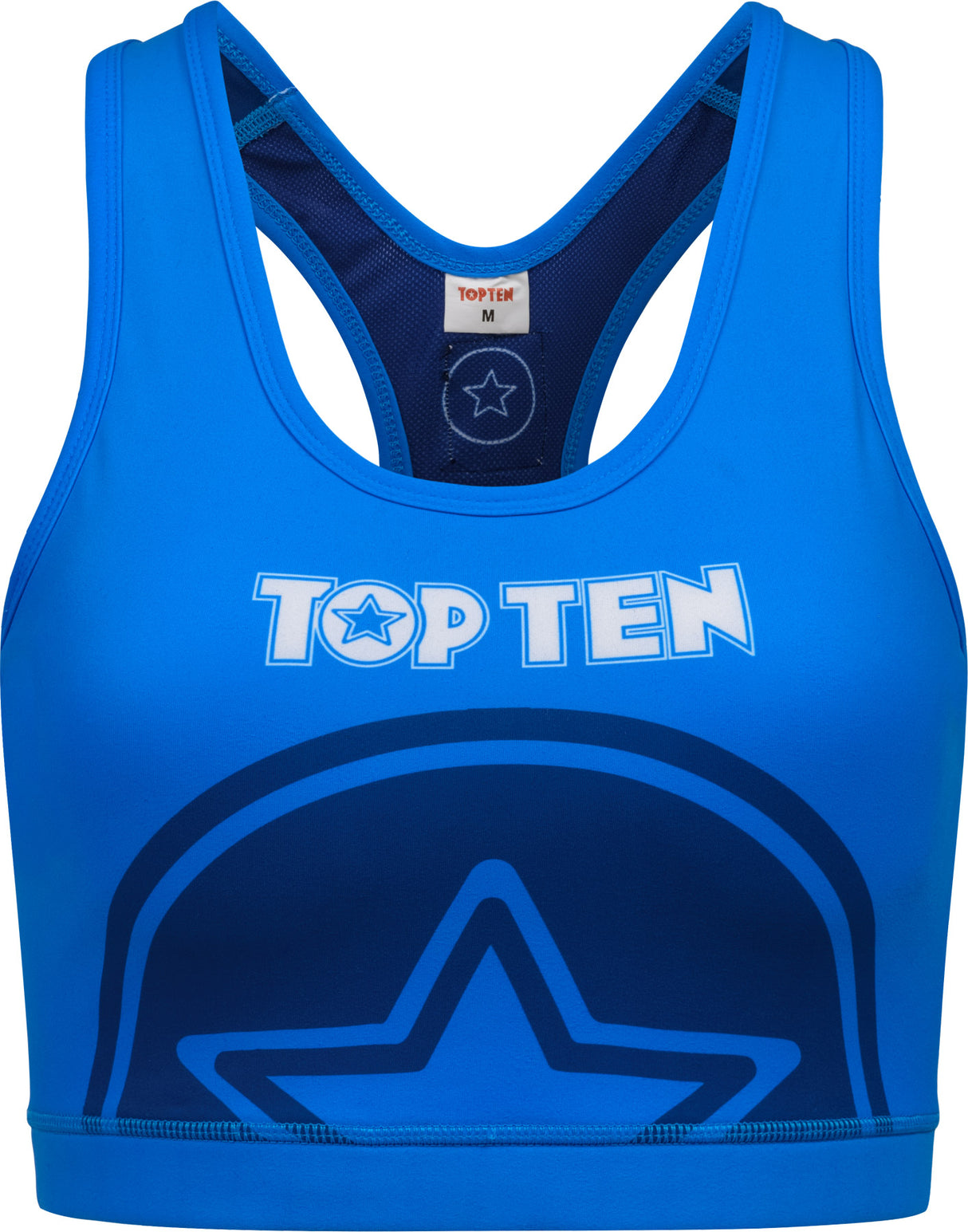 TOP TEN SportsBra “WAKO” Blue L at Bytomic Trade and Wholesale