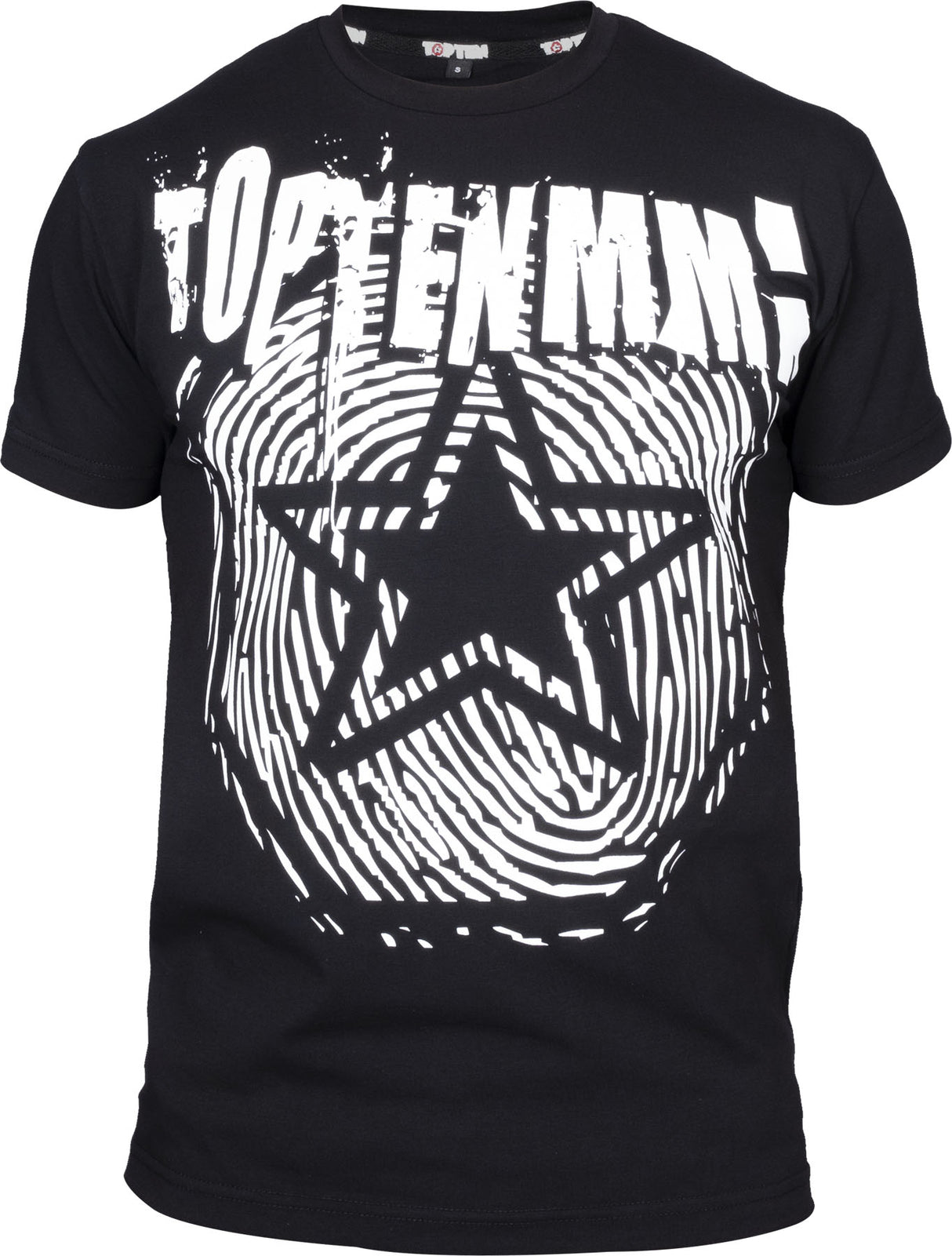 TOP TEN MMA TShirt “Fingerprint” Black XXL at Bytomic Trade and Wholesale
