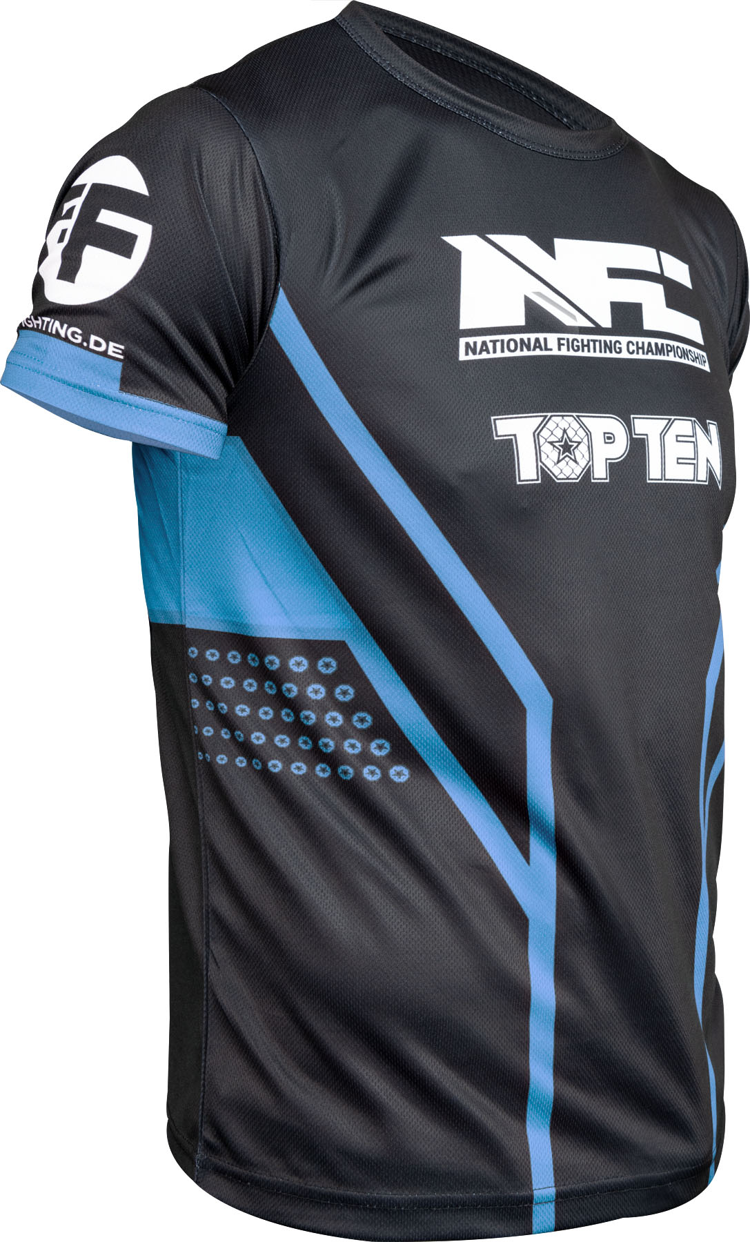 TOP TEN MMA TShirt “NFC” blackblue at Bytomic Trade and Wholesale