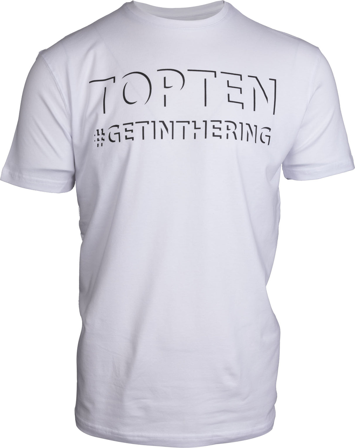 TOP TEN Tshirt “Shadow” with WAKO label White XXL at Bytomic Trade and Wholesale