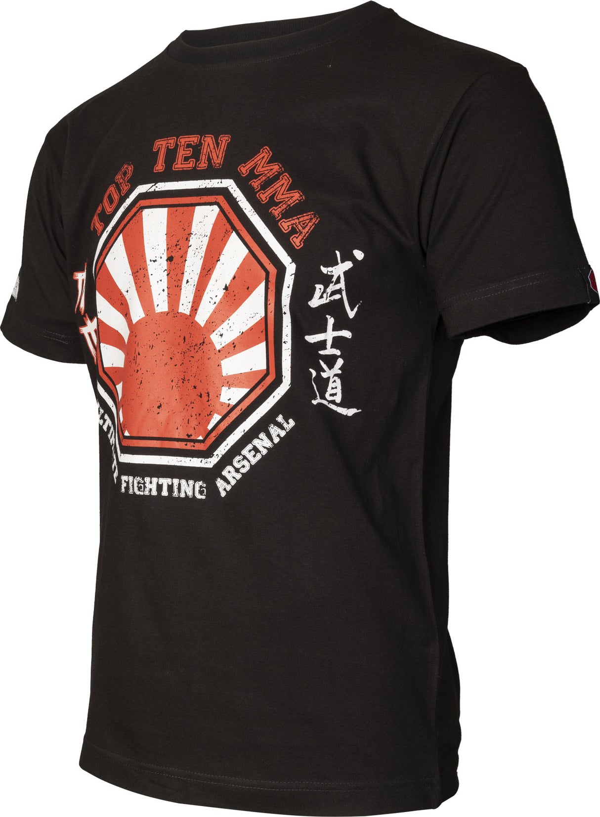 TOP TEN MMA TShirt “UFA Sunrise” blackred at Bytomic Trade and Wholesale