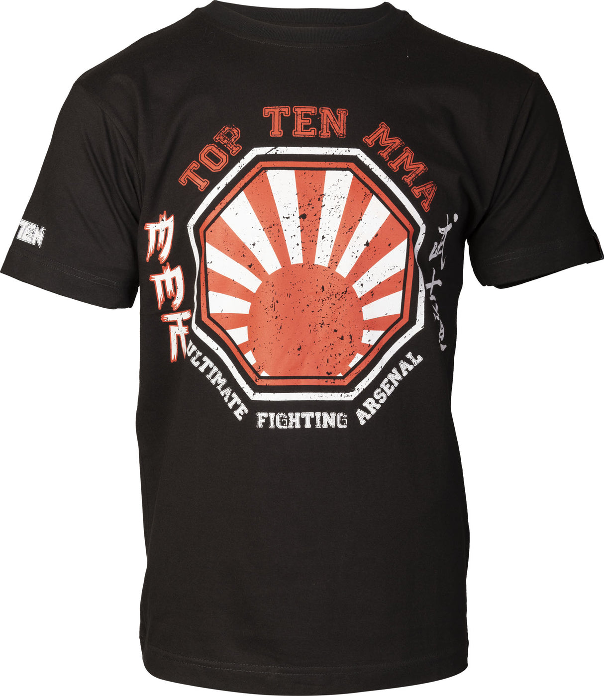 TOP TEN MMA TShirt “UFA Sunrise” blackred Black - Red M at Bytomic Trade and Wholesale