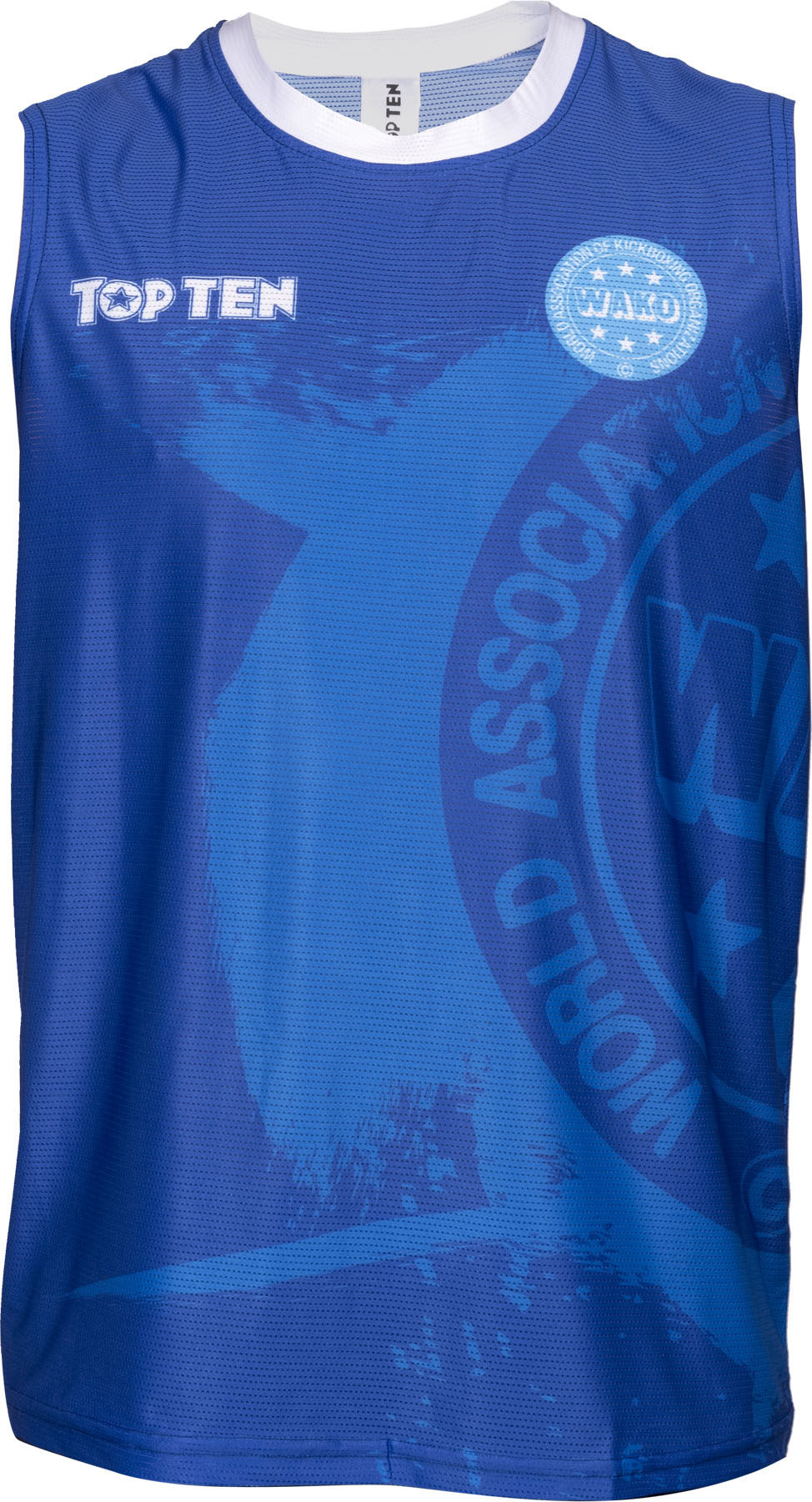 TOP TEN Tshirt “WAKO Kick Light” Blue XXL at Bytomic Trade and Wholesale