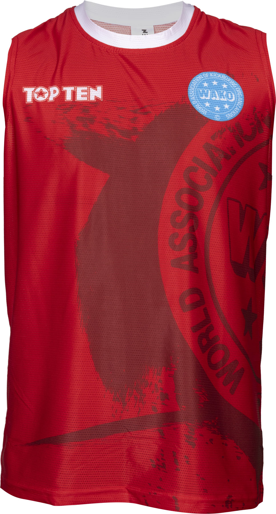 TOP TEN Tshirt “WAKO Kick Light” Red XL at Bytomic Trade and Wholesale