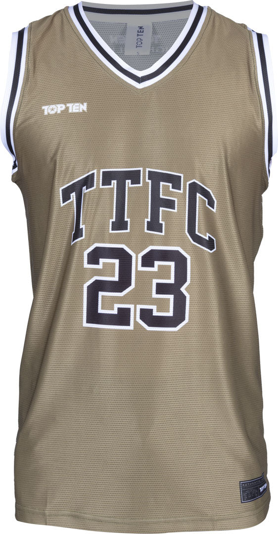 TOP TEN MMA Tank Top “Fight Club” Khaki XXL at Bytomic Trade and Wholesale