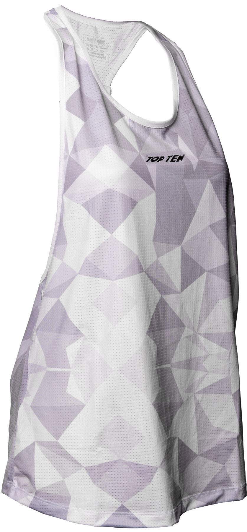 TOP TEN Tank Top “PRISM” whitegray at Bytomic Trade and Wholesale