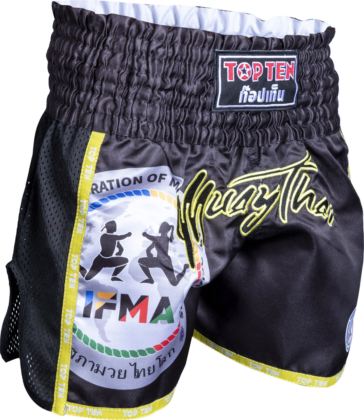 TOP TEN IFMA Competition Shorts “Prachao” Black L at Bytomic Trade and Wholesale