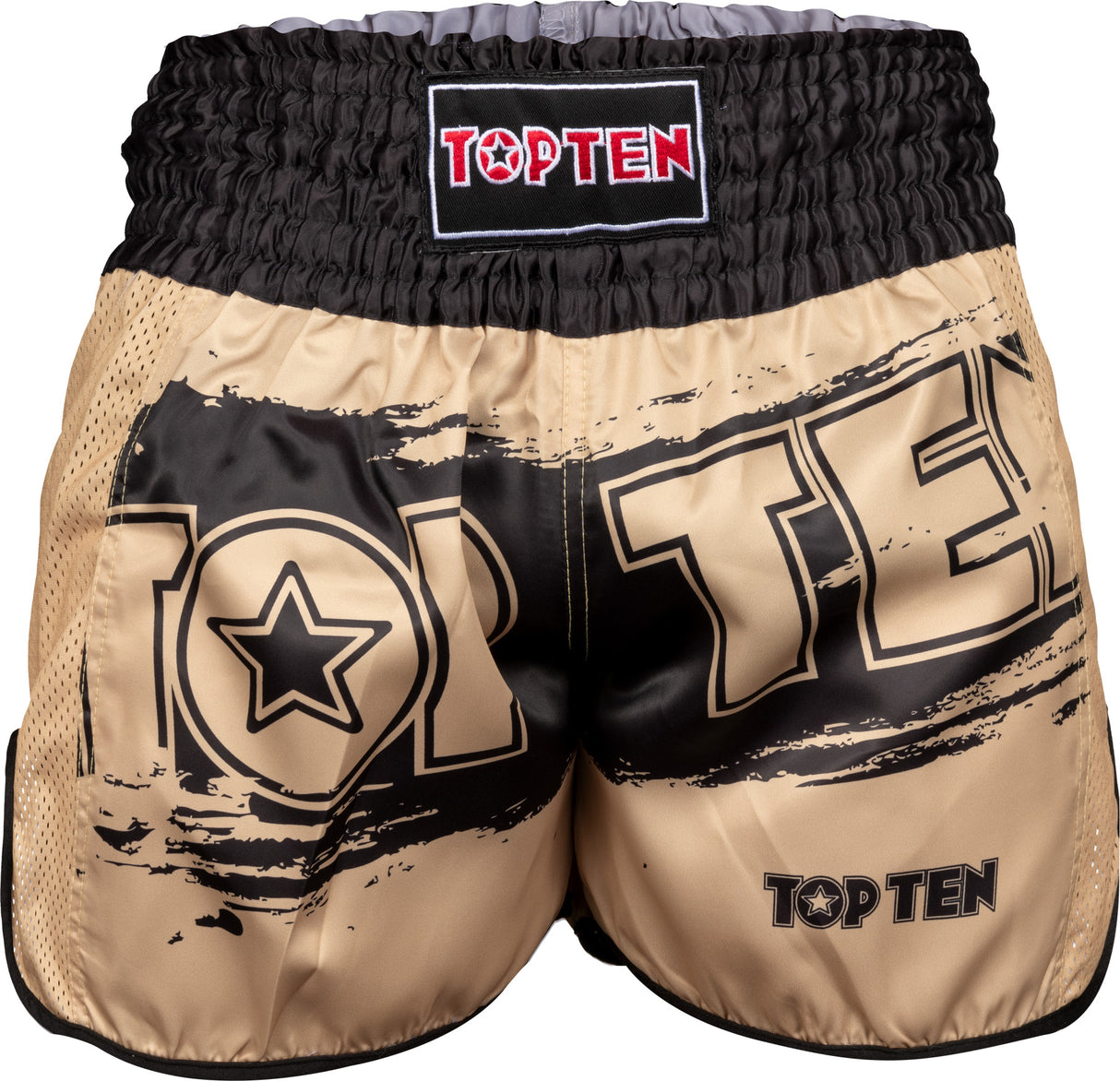 TOP TEN Kickboxing shorts “Power Ink” blackgold at Bytomic Trade and Wholesale