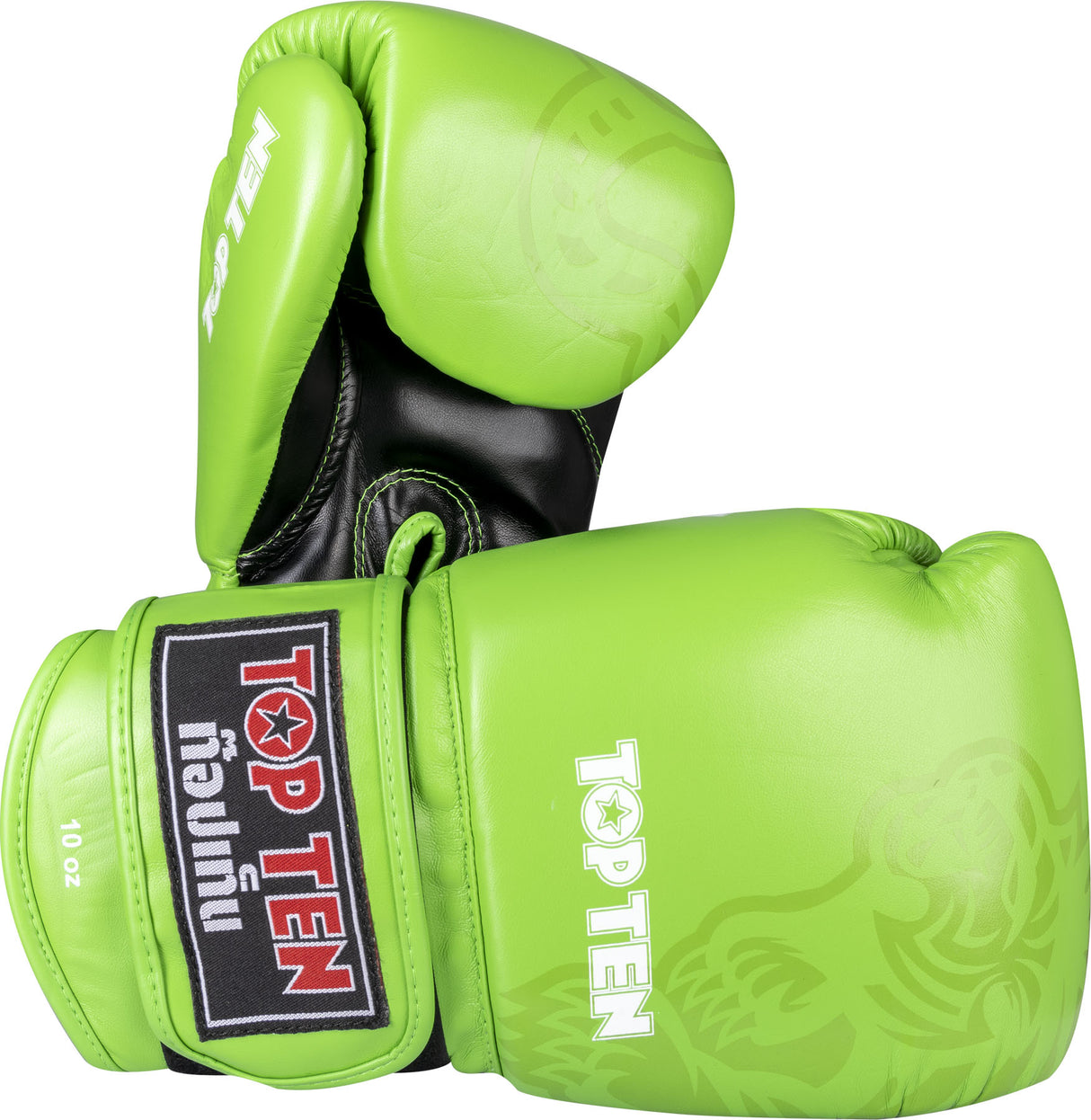 TOP TEN Sparring gloves “Ajarn” 12 oz Green at Bytomic Trade and Wholesale