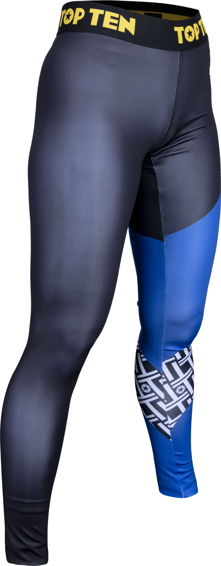 TOP TEN Leggings Tights “WAKO Icon” blackblue Black - Blue L at Bytomic Trade and Wholesale