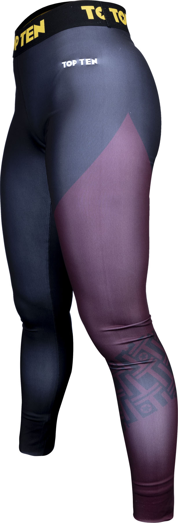 TOP TEN Leggings Tights “Workout” blackred at Bytomic Trade and Wholesale