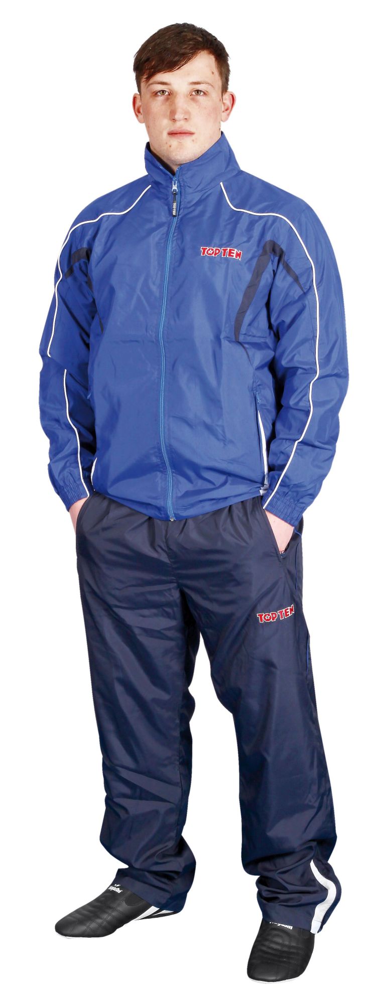 TOP TEN Tracksuit = bluedarkblue Blue - Darkblue 128 cm 128 at Bytomic Trade and Wholesale